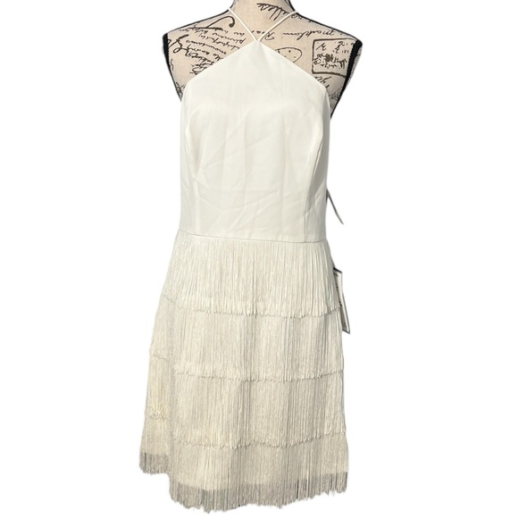AIDAN BY AIDAN MATTOX
Women's Fringe Halter Dress - Picture 2 of 9